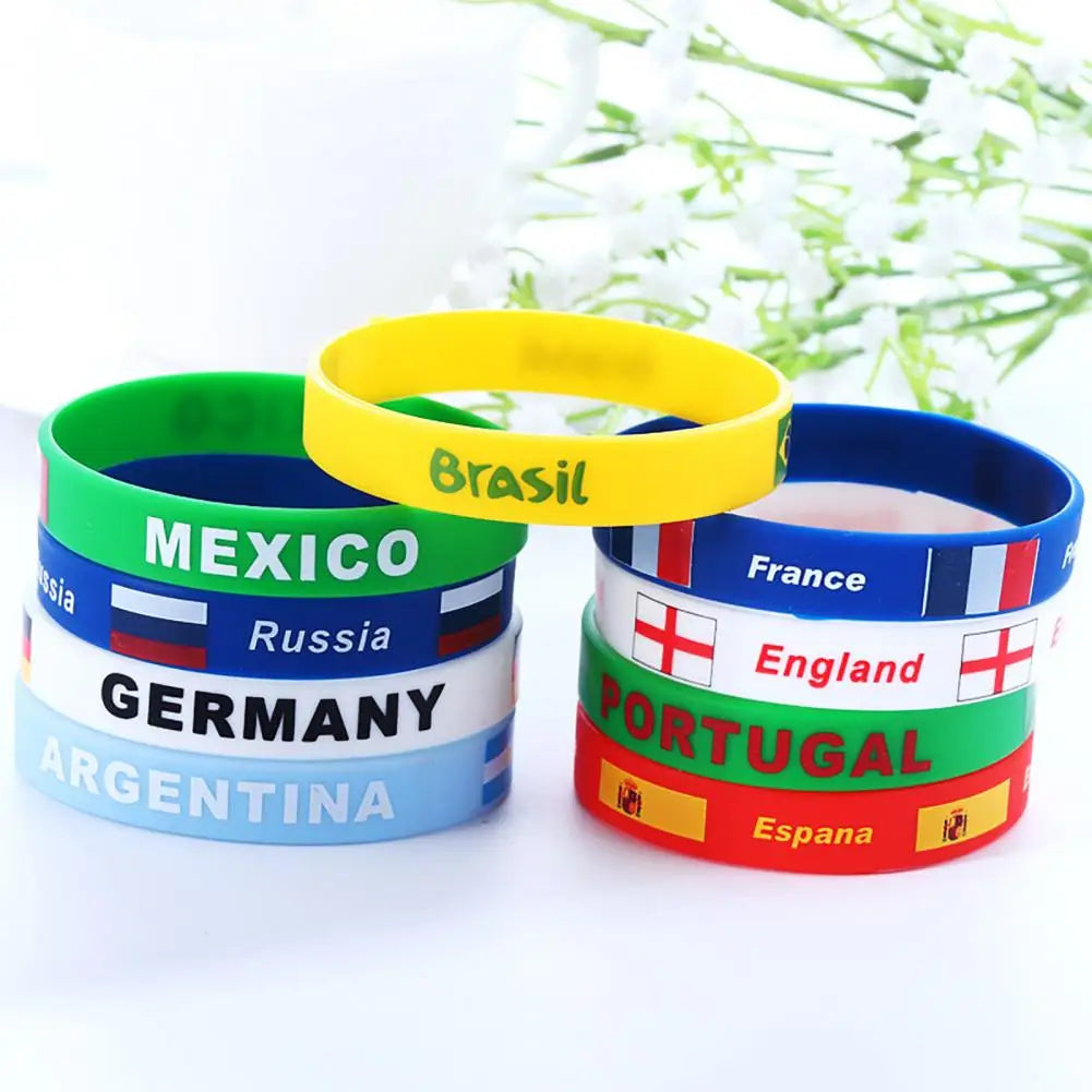 Bracelet Sportif en Silicone Pays foot