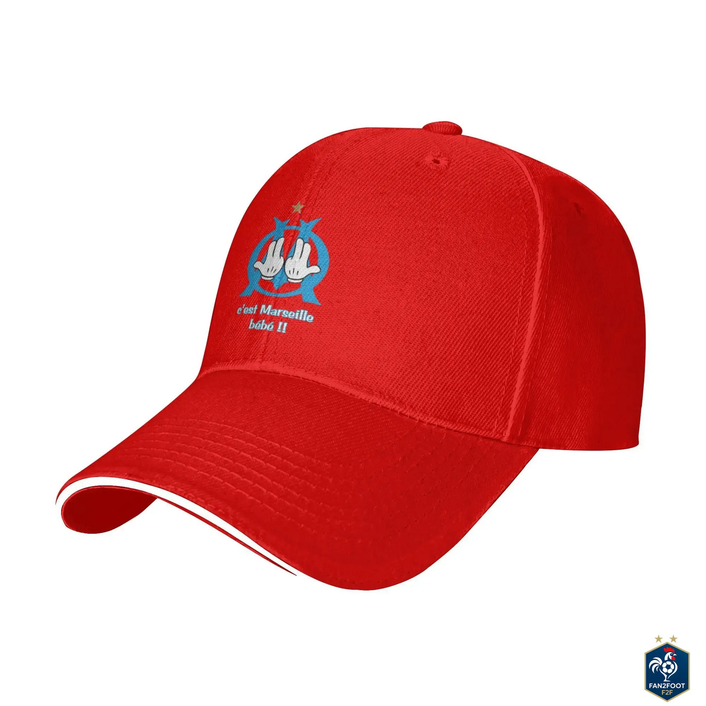 Casquette OM JUL "C'est Marseille bébé" foot