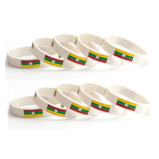 Bracelet en Silicone Drapeau foot-Fan2Foot