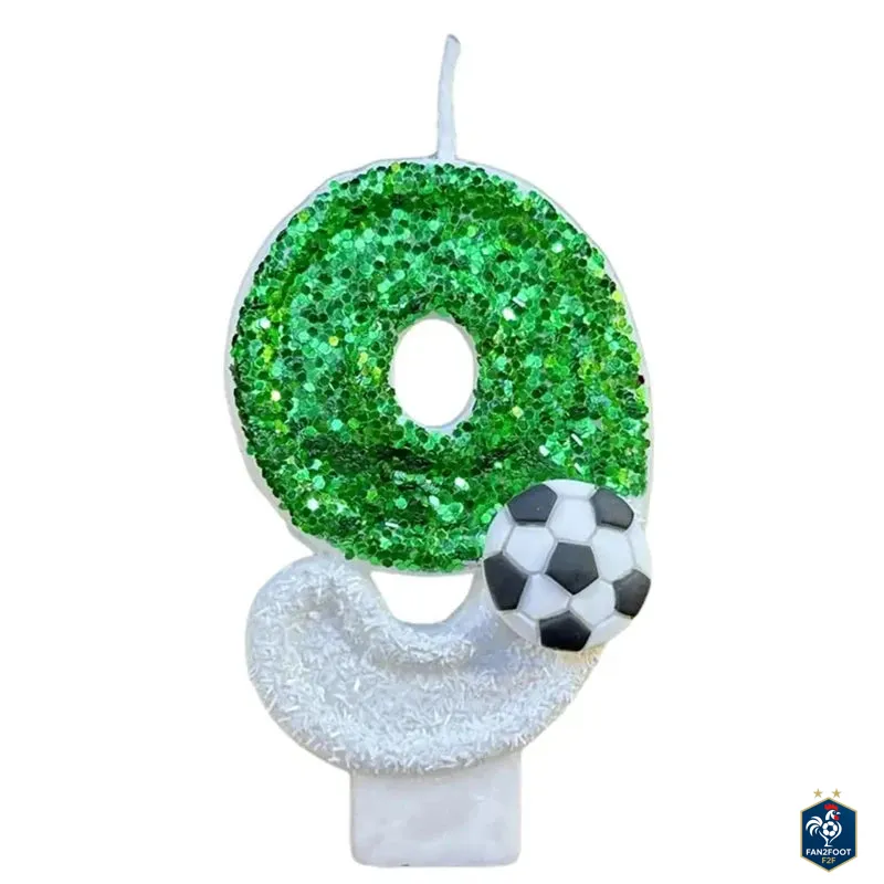 Bougie Chiffre – Décoration Anniversaire foot