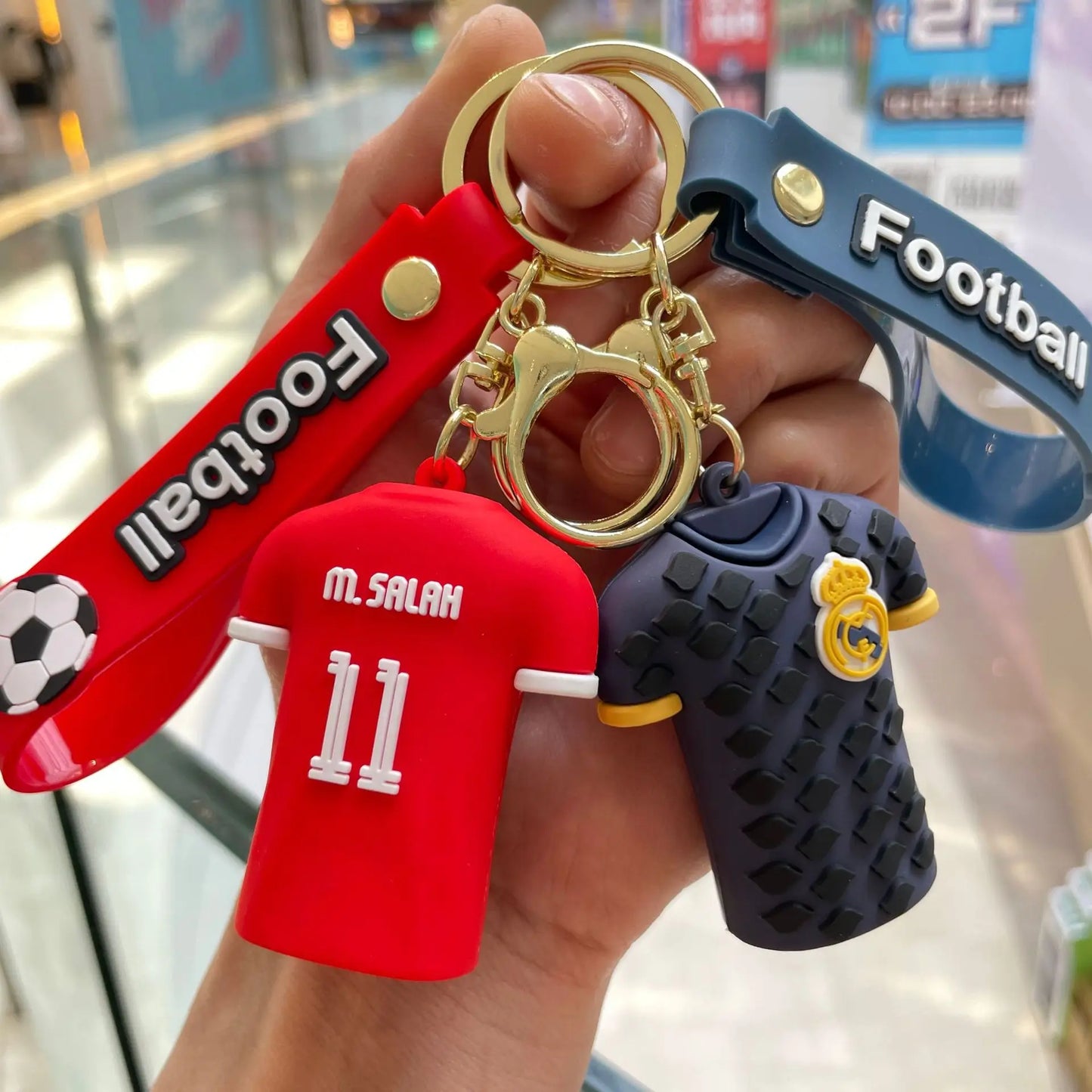 Porte-Clés Silicone Joueur foot