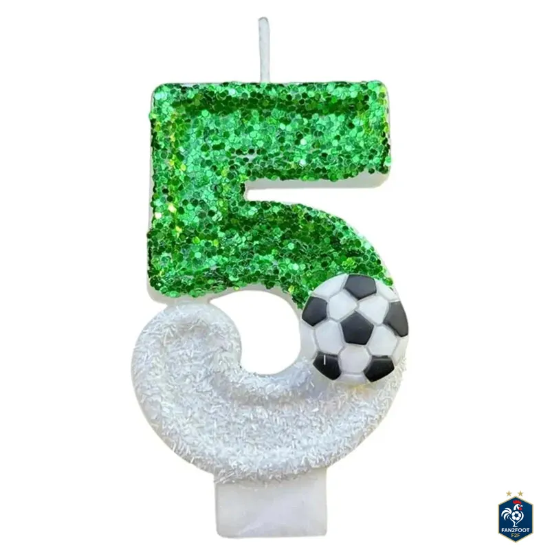 Bougie Chiffre – Décoration Anniversaire foot