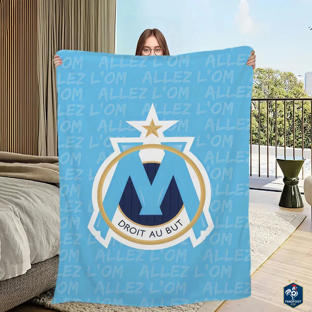 Couverture ultra-douce OM foot