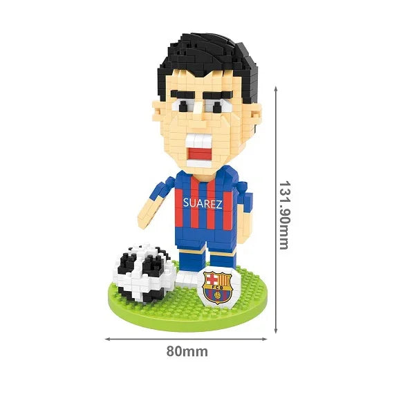 Jeu de Construction en Blocs type Lego - Joueurs foot