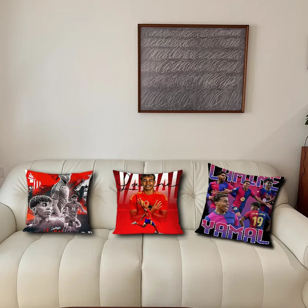 Housse de Coussin Lamine Yamal foot