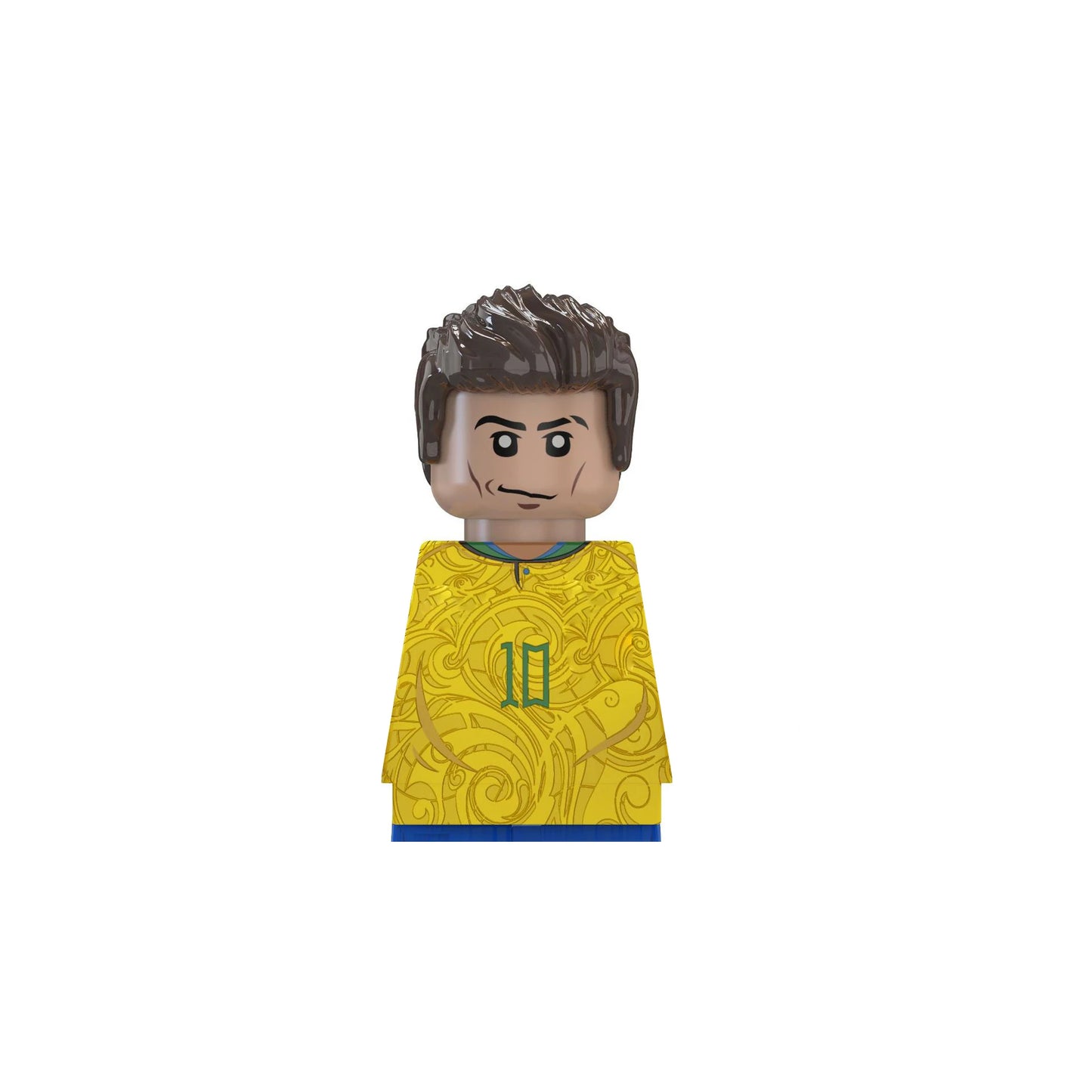 2024 NEW World Famous Football Players Keychain Figurine Messi Ronaldo Neymar Mini Action Building Block Model Toy Kids Gifts