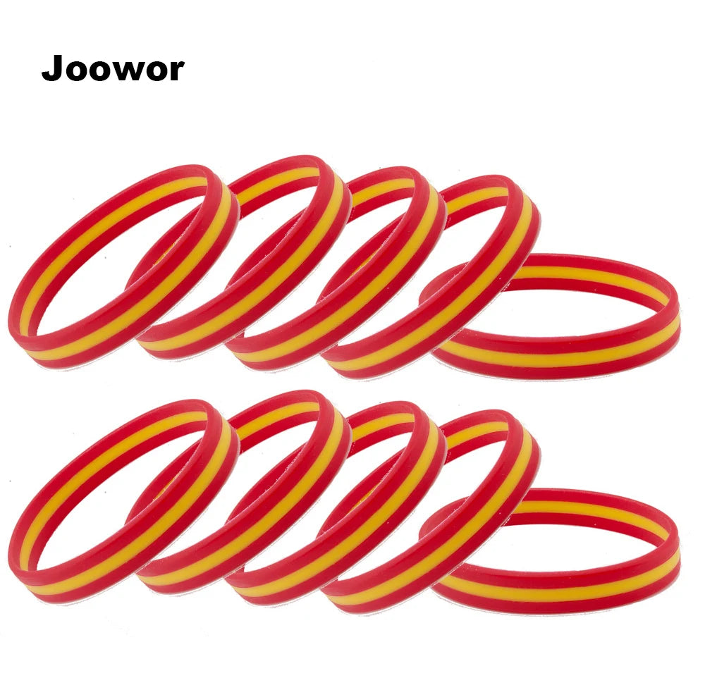 1pc Syria Flag Silicone Rubber Bracelets Sports Wrist Band Bangle for Women Men 1pcs FB-0003
