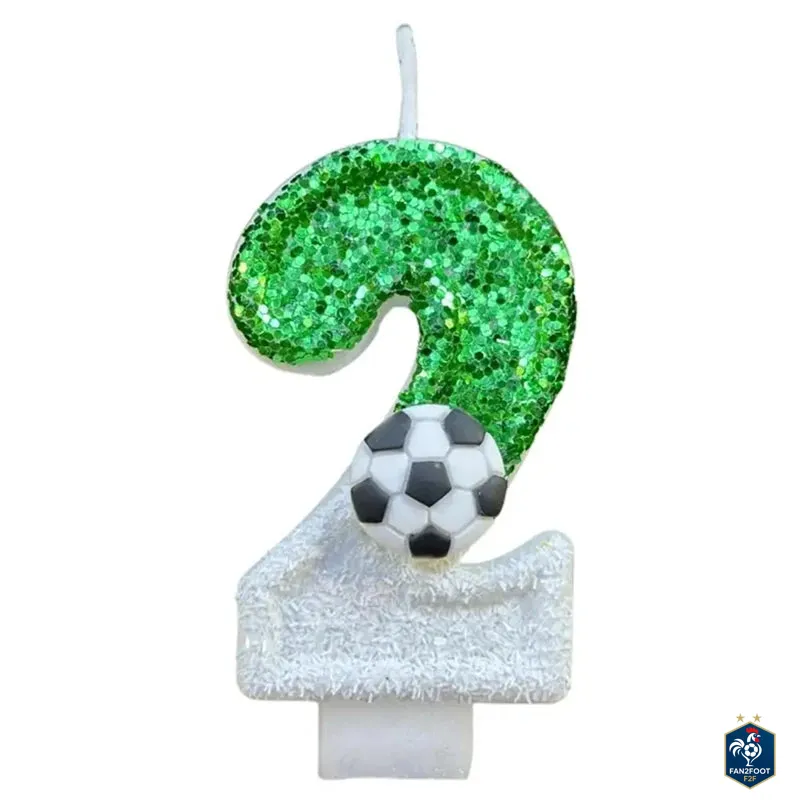 Bougie Chiffre – Décoration Anniversaire foot