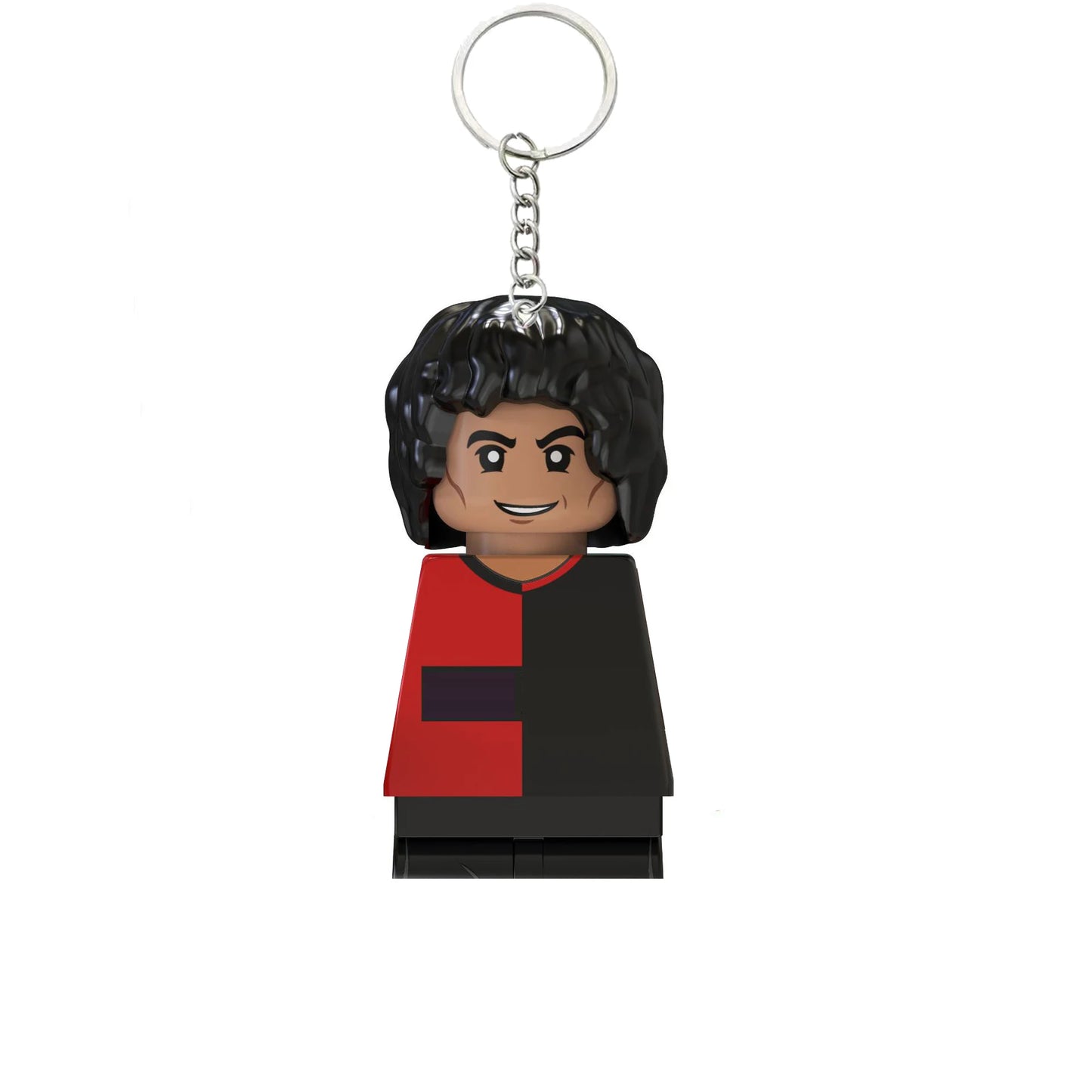 2024 NEW World Famous Football Players Keychain Figurine Messi Ronaldo Neymar Mini Action Building Block Model Toy Kids Gifts