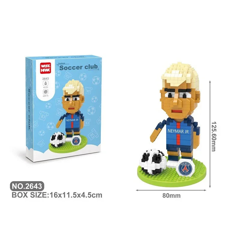 Jeu de Construction en Blocs type Lego - Joueurs foot