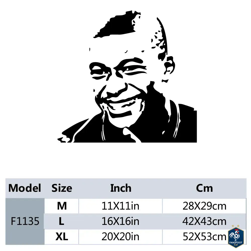 Sticker Mural Kylian Mbappé foot