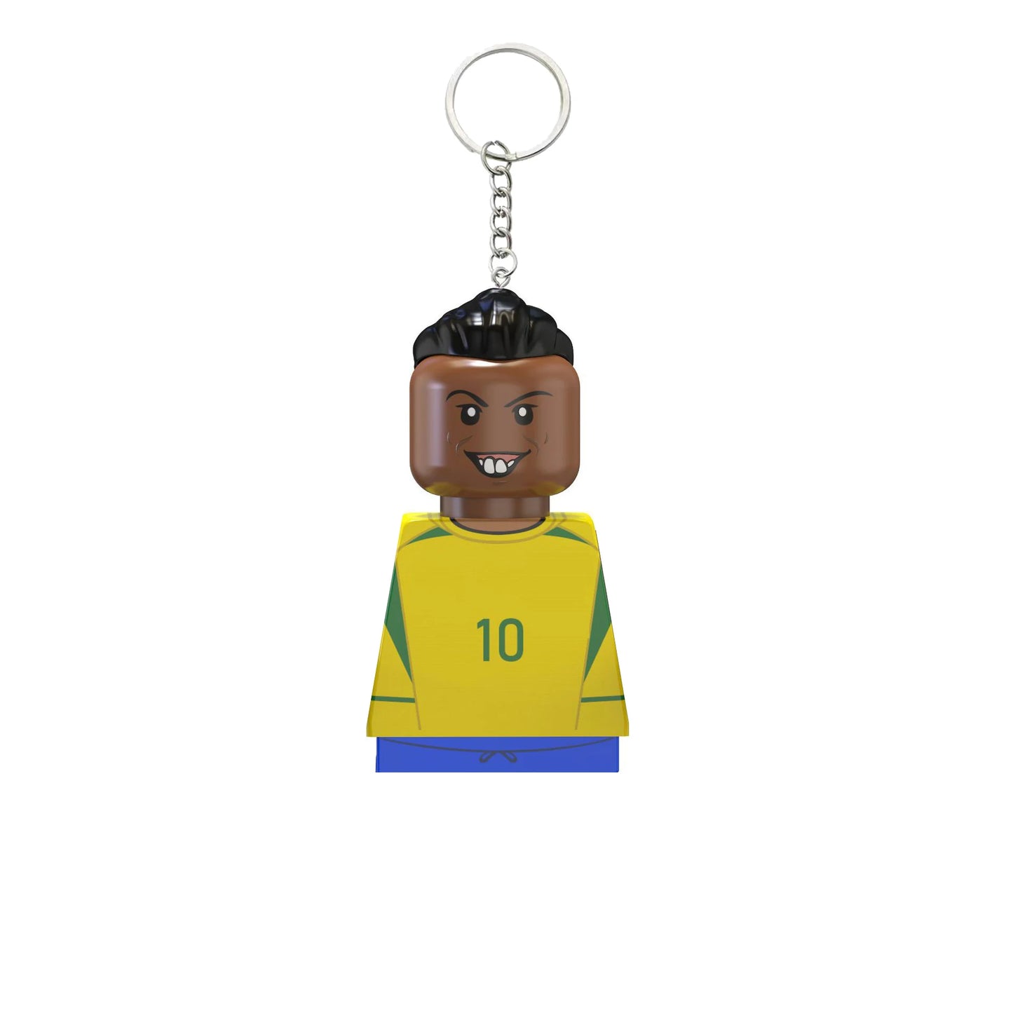 2024 NEW World Famous Football Players Keychain Figurine Messi Ronaldo Neymar Mini Action Building Block Model Toy Kids Gifts