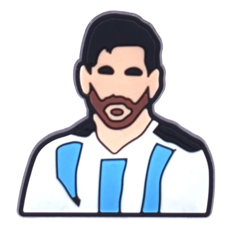 Charm Football pour Crocs Messi, Cristiano Ronaldo, Neymar foot