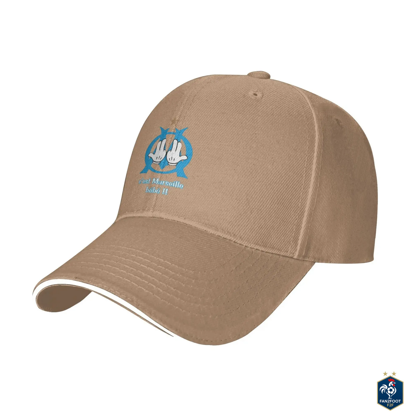 Casquette OM JUL "C'est Marseille bébé" foot
