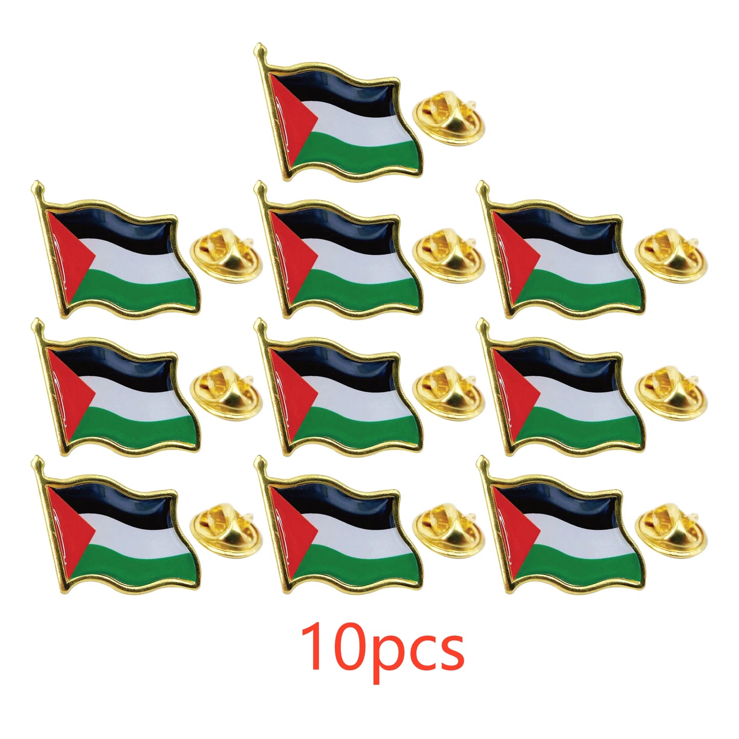Broche Dorée Palestine