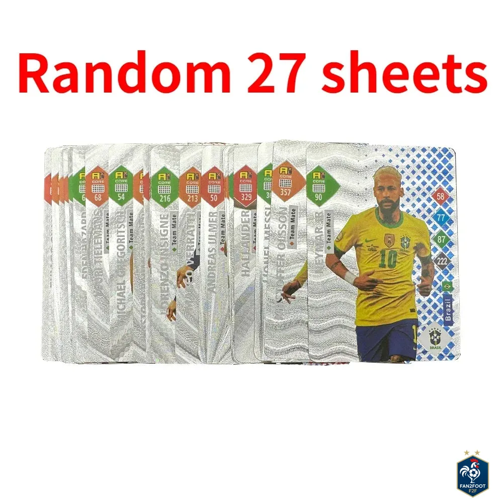 Carte Collector Football Star Or / Argent foot
