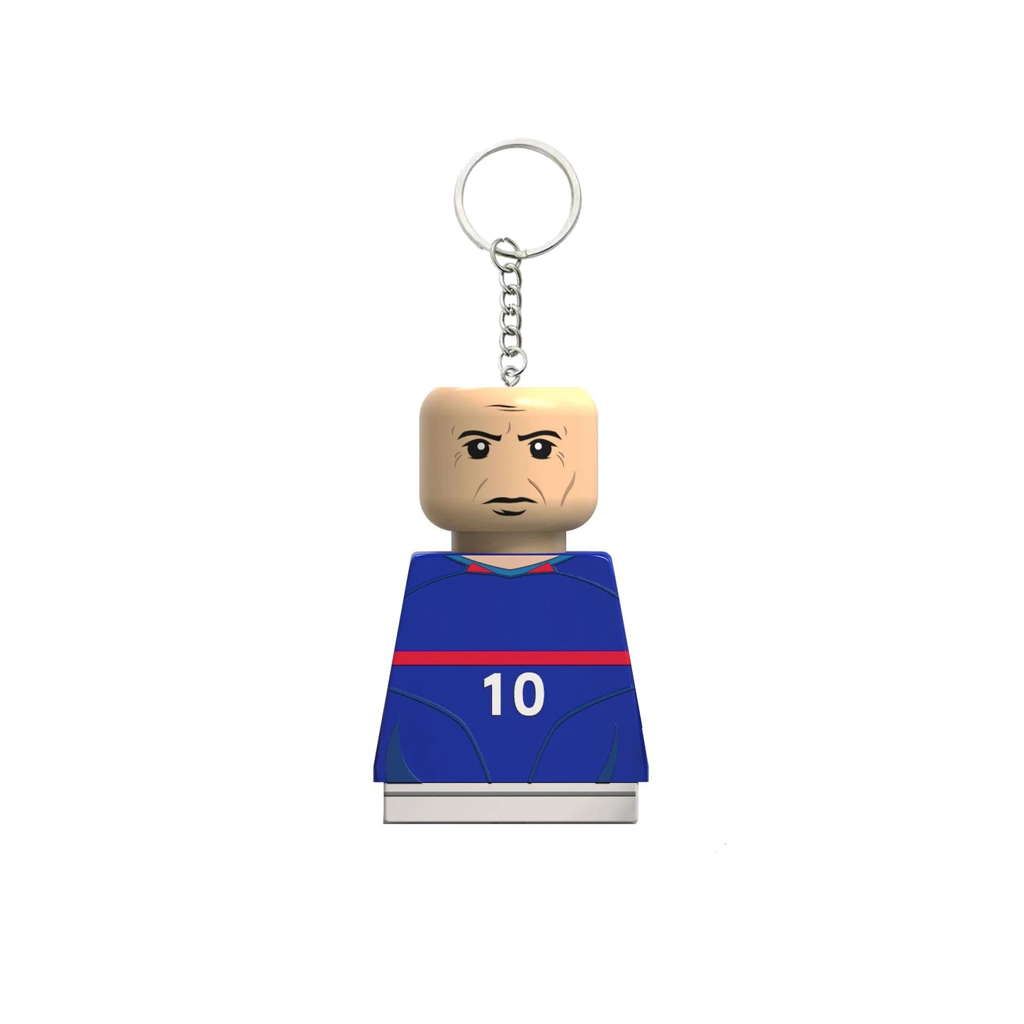 2024 NEW World Famous Football Players Keychain Figurine Messi Ronaldo Neymar Mini Action Building Block Model Toy Kids Gifts