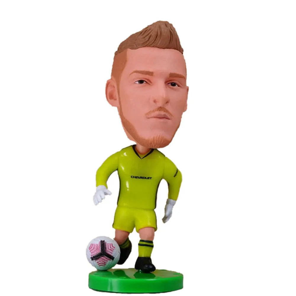 2.5inch Mini Resin Doll Figurine Haaland De Bruyne Gerrard Sancho