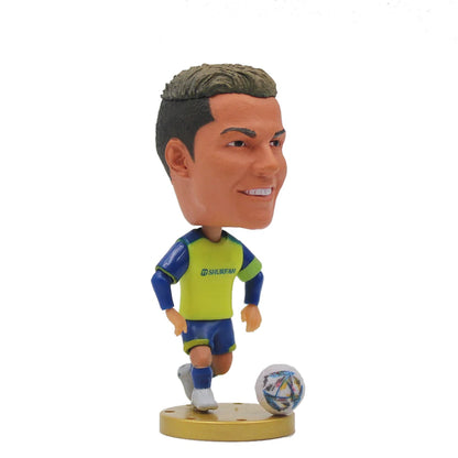 2.5inch Mini Resin Doll Figurine Haaland De Bruyne Gerrard Sancho