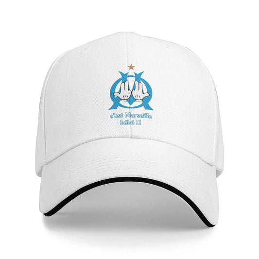 Casquette OM JUL "C'est Marseille bébé"
