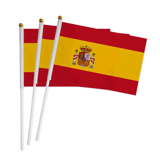 Lot de 10 Drapeaux à Main