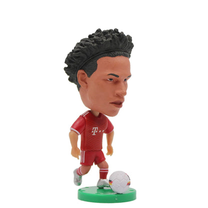 2.5inch Mini Resin Doll Figurine Haaland De Bruyne Gerrard Sancho