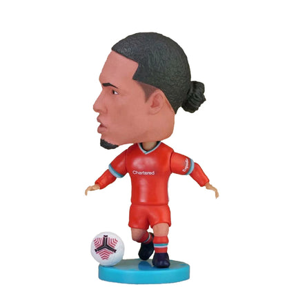 2.5inch Mini Resin Doll Figurine Haaland De Bruyne Gerrard Sancho