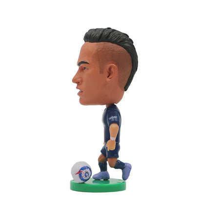 2.5inch Mini Resin Doll Figurine Haaland De Bruyne Gerrard Sancho