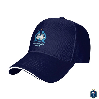 Casquette OM JUL "C'est Marseille bébé" foot