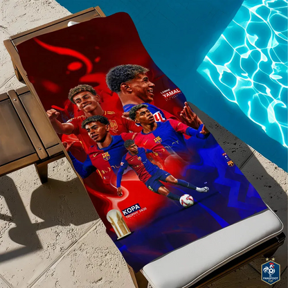 Serviette Plage Lamine Yamal foot