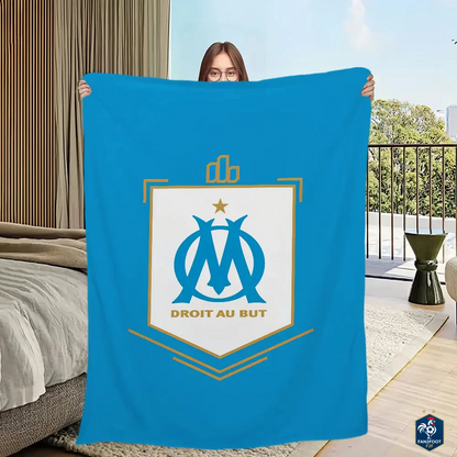 Couverture ultra-douce OM foot