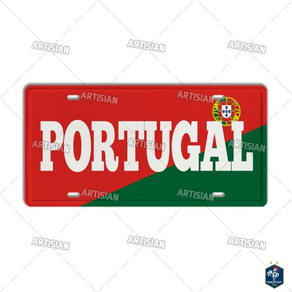 Plaque Métal Déco Murale Vintage foot