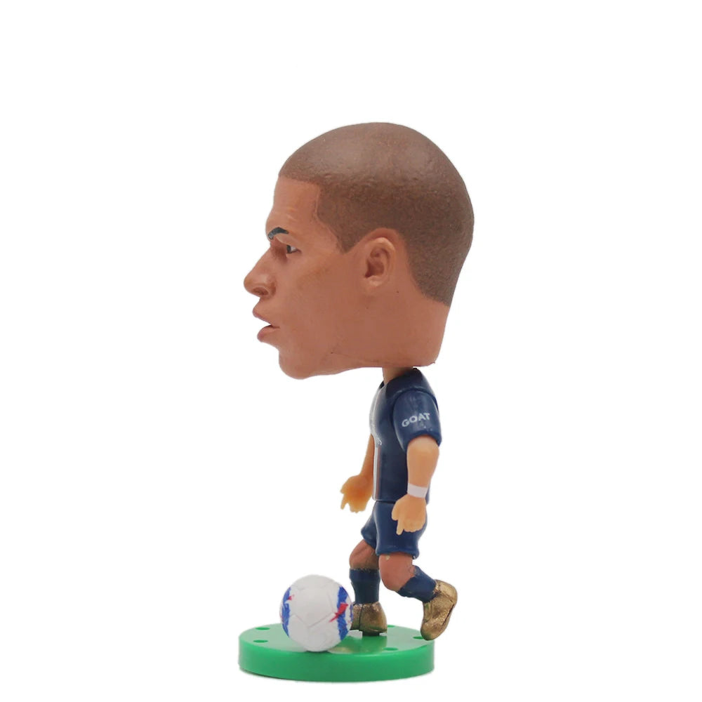 2.5inch Mini Resin Doll Figurine Haaland De Bruyne Gerrard Sancho
