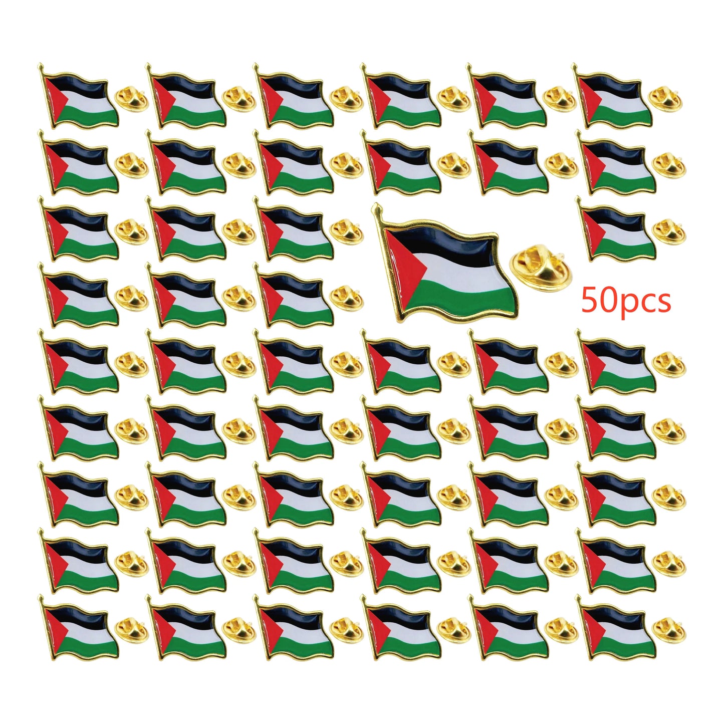 Broche Dorée Palestine