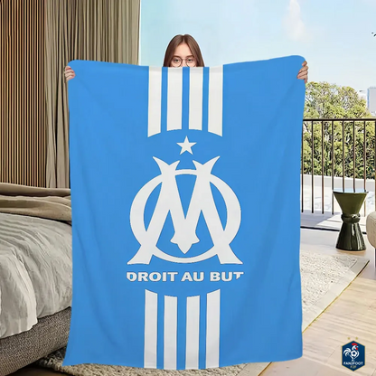 Couverture ultra-douce OM foot