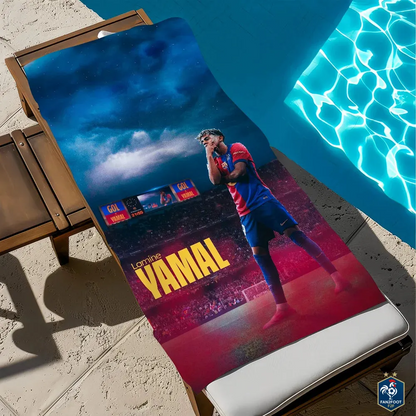 Serviette Plage Lamine Yamal foot