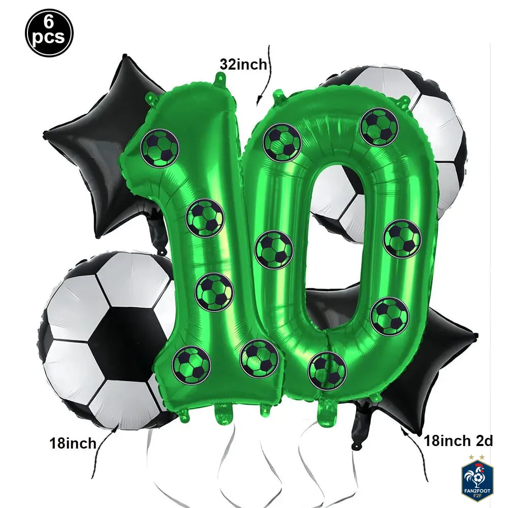 Kit de décoration anniversaire foot