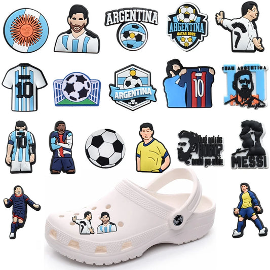 Charm Football pour Crocs Messi, Cristiano Ronaldo, Neymar foot
