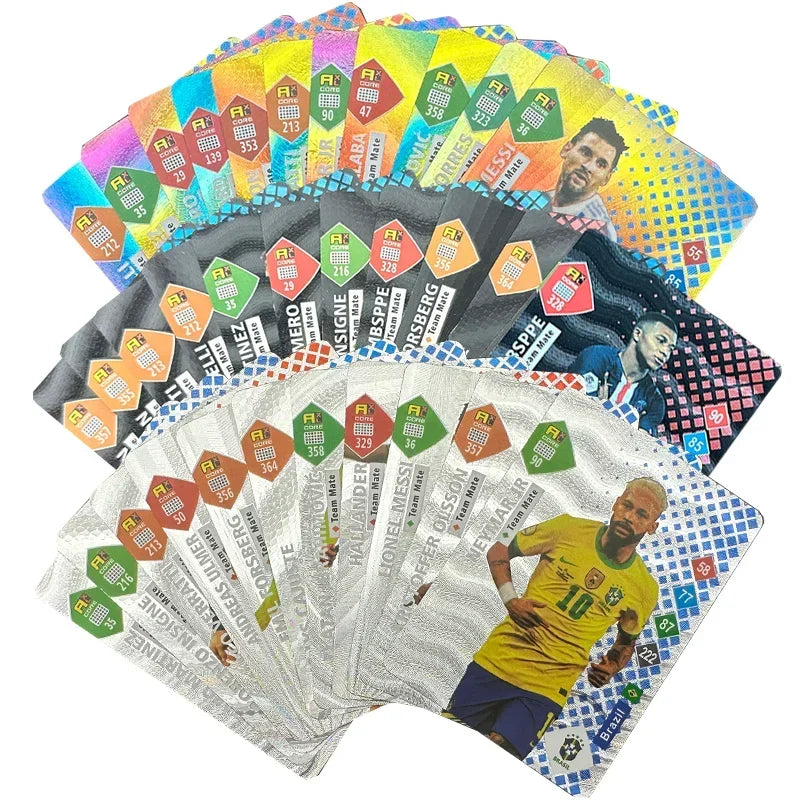 Carte Collector Football Star Or / Argent foot