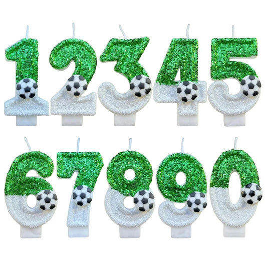 Bougie Chiffre – Décoration Anniversaire foot