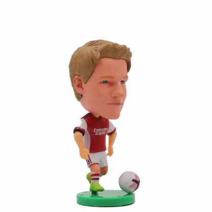 2.5inch Mini Resin Doll Figurine Haaland De Bruyne Gerrard Sancho