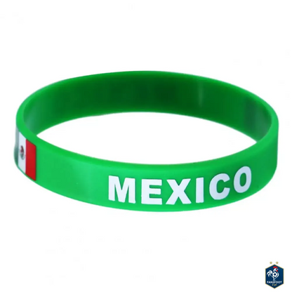 Bracelet Sportif en Silicone Pays foot