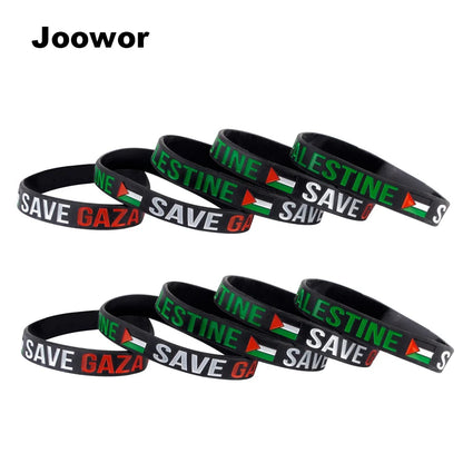 1pc Syria Flag Silicone Rubber Bracelets Sports Wrist Band Bangle for Women Men 1pcs FB-0003