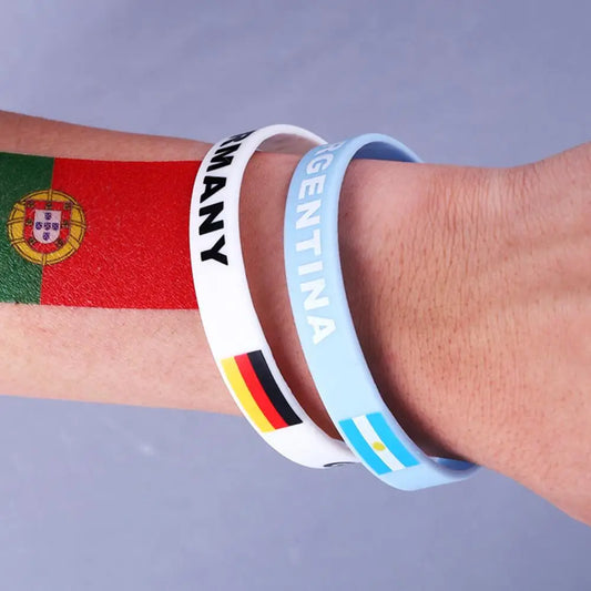Bracelet Sportif en Silicone Pays foot