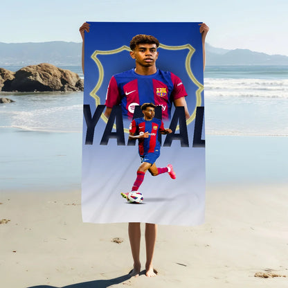 Serviette Plage Lamine Yamal foot