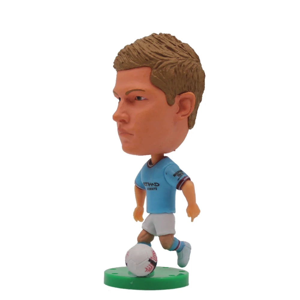 2.5inch Mini Resin Doll Figurine Haaland De Bruyne Gerrard Sancho