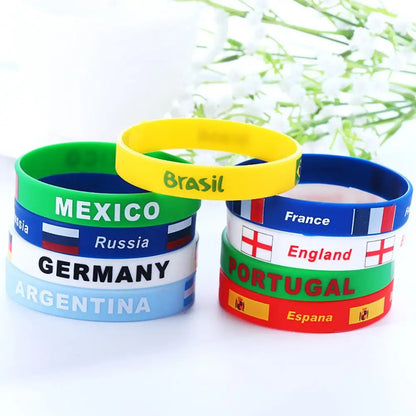 Bracelet Sportif en Silicone Pays foot