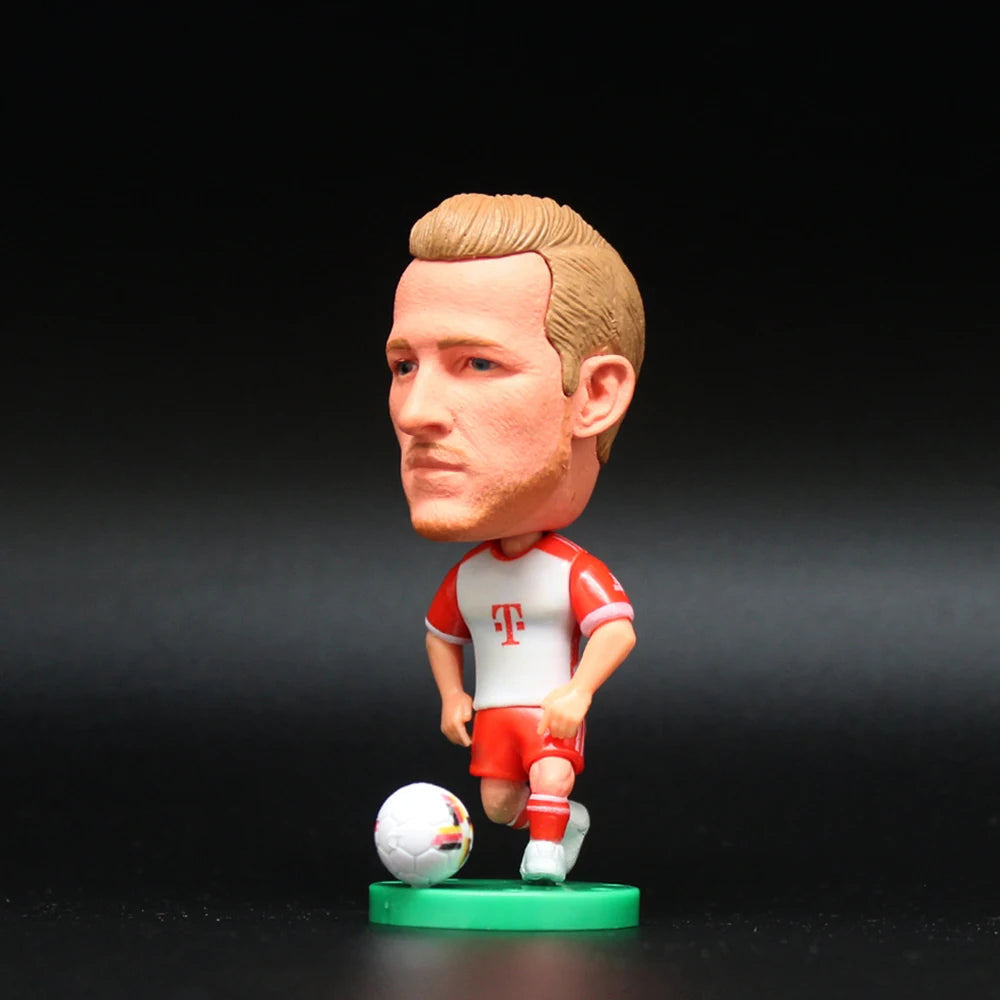 2.5inch Mini Resin Doll Figurine Haaland De Bruyne Gerrard Sancho