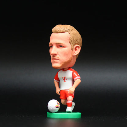 2.5inch Mini Resin Doll Figurine Haaland De Bruyne Gerrard Sancho