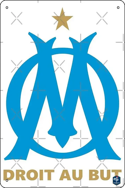 Plaque Métal Vintage OM foot